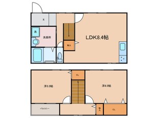 グランデ東山三条の物件間取画像